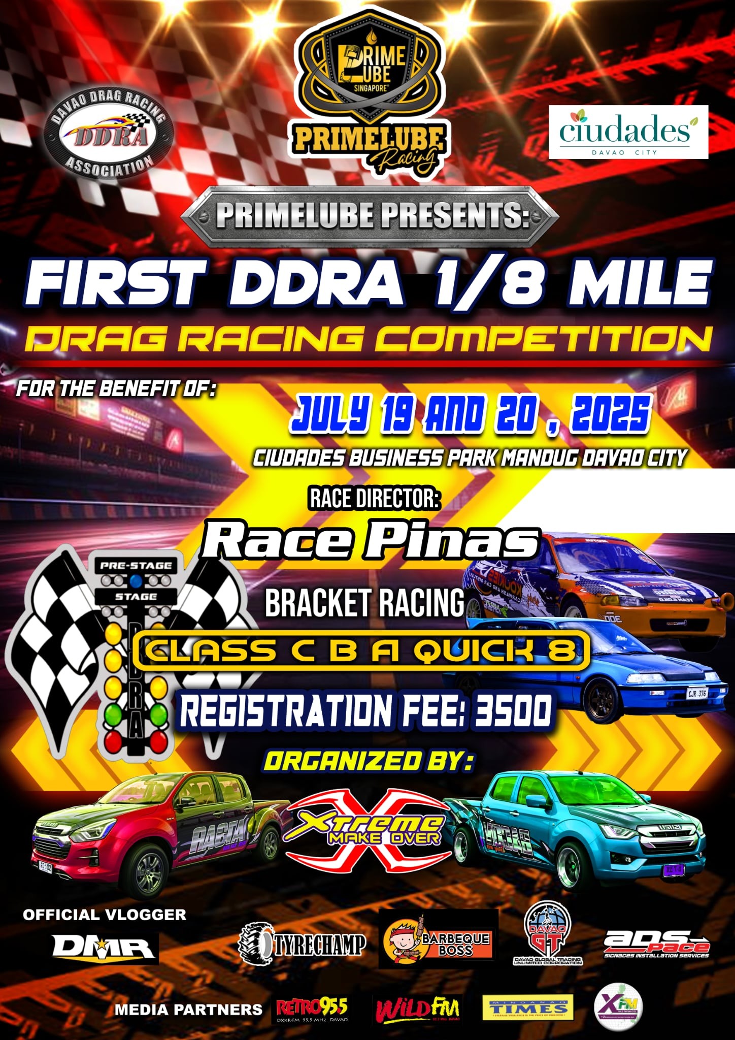 Ddra Racepinas.com - BWX Timer